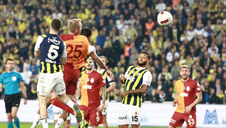 Galatasaray-Fenerbahçe derbisinin golleri yabancılardan