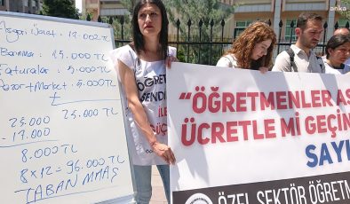 Öğretmenler nasıl geçinemediklerini bir kez de tahtada anlattı