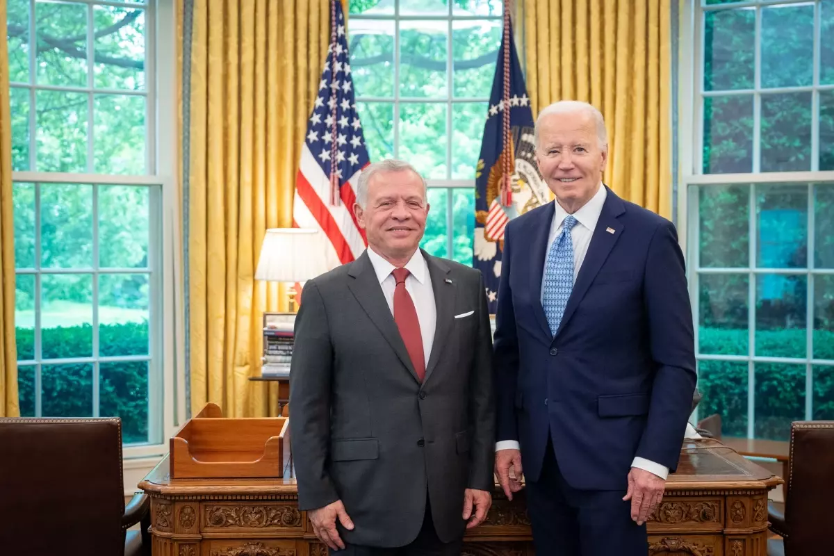 Biden ve Ürdün Kralı 2. Abdullah’dan Suriye ve Gazze Konusunda Görüşme